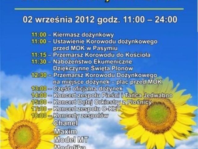 Święto plonów 2012